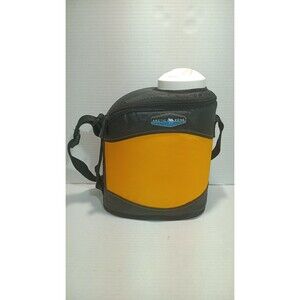 Arctic Zone Yellow Insulated Water Bottle 4QT/3.75L with Shoulder Strap Holder